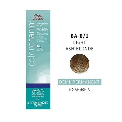 Wella Color Charm 8A Lys Ask Blond Demi-Permanent Hårfarve