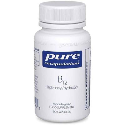 Pure Encapsulations Puhtaat kapselaatiot B12 (adenosyyli/hydroksi) Kapselit 90
