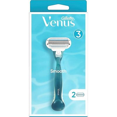 Gillette Venus sileä partakone + 2 partakoneen terää