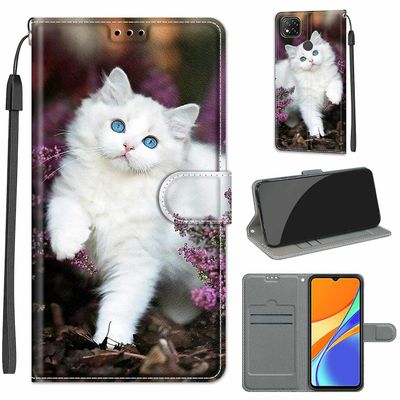 Foxdock Etui til Xiaomi Redmi 9c Cute Cat Mobile Cover