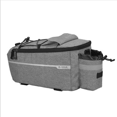 Fantasia Mountainbike Back Pack Electric Folding Rack Rideudstyr Tilbehør Bagsædet Bag grå