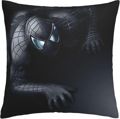 Myk og slitesterk Spiderman pute deksel, kaste putevar hjem dekorative for menn / kvinner stue soverom sovesofa stol 18x18 tommers putevar 45 x 45