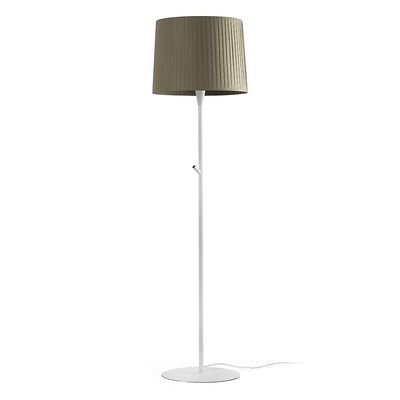 Faro Lighting Samba gulvlampe rund tappered skygge grøn, E27