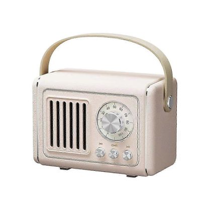 Retro Bluetooth-kaiutin FM-radiolla Langaton kannettava kahva Monivärinen Style A