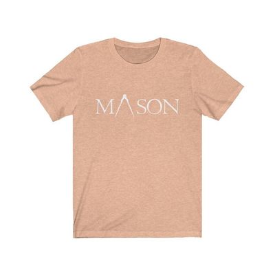 Bricks Masons Mason kompas frimurerisk t-shirt Lyng fersken S