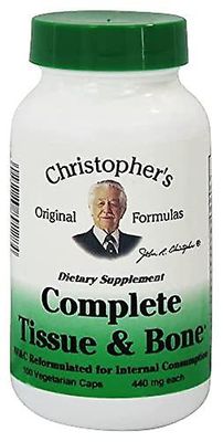 Dr. Christophers Formulas Dr. Christopher täydellinen kudos- ja luukaava 100 vcaps 440 mg kukin