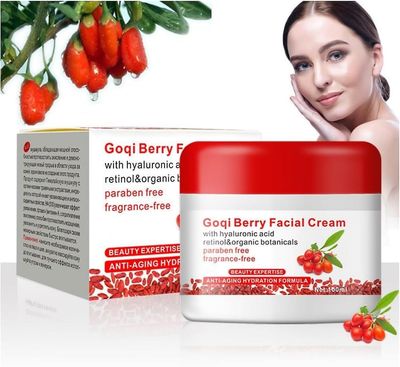 Hoh Goji Berry ansigtscreme, AntiAging ansigtsfugtighedscreme, Anti Rynke ansigtscreme til alle hudtyper, Ansigtslysende fugtighedscreme
