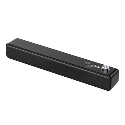 Bluetooth-subwoofer Soundbar TV Audio Wall Tietokone kaiutin Kotiteatteri Musiikki Langaton Bluetooth S Musta