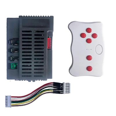 RX74-1 24V 2.4G Bluetooth-kaukosäätimen vastaanottimen ohjaimen laatikkosarja lapsille sähkökyyti leluautolla Musta