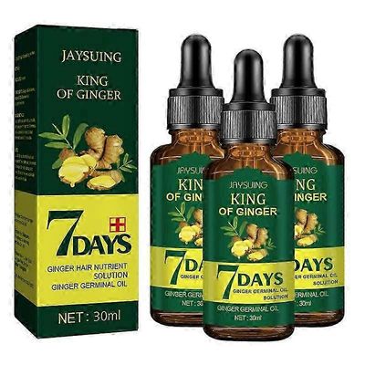 3X 7 päivää inkivääri hiusten kasvutuotteet edistävät nopeasti hiusten kasvua seerumi hiustenlähtöä estävä päänahan hoito kaljuuntumisen hoito etee...