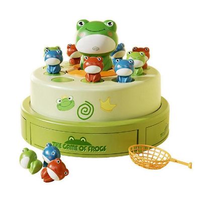 Lasten Lelu Lanseeraus Sammakko Sarjakuva Lentävä sammakko Kiinniotto Kehitys Aistien Vuorovaikutus Palapeli Lelu - Hyvä Vihreä