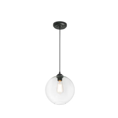 Faro Lighting Clara 1 Lys loft vedhæng Antik messing med globe skygge, E27