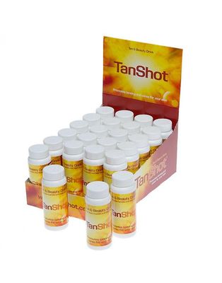 California Tan Sunshot Tan Shot Tanning Accelerator Beauty Drink - 24 x 60ml Shots 2.0 oz