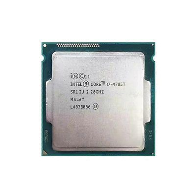Core i7-4785T -suoritin - kanta LGA 1150 4 ydintä, 8 säiettä, 2,2 GHz, 8 Mt L3-välimuisti, 35 W.