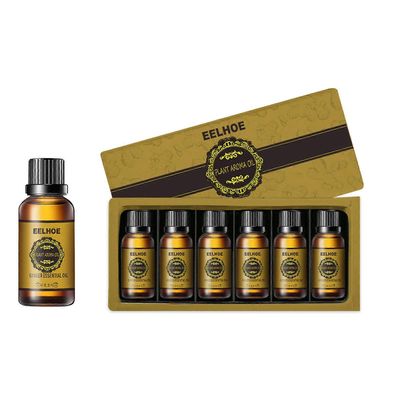 6x/Set eteerinen luonnollinen inkivääriöljy kiristävään ihonhoitoon Hieronta terveydelle 10ml 6PCS set