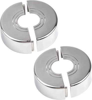 Seinäputken kansi, 2kpl muovinen seinäreiän koristelu pyöreä kilpilevy säädettävä seinään asennettava vesiputken kannen tarvikkeet