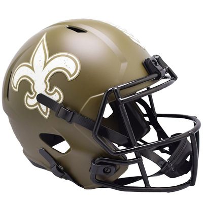 Riddell Kopi Fotball Hjelm - NFL STS New Orleans Saints Oliven