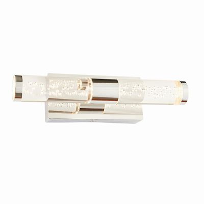 Endon Collection Lighting Essence LED 2 Lys Badeværelse Væg Krom, akryl med bobler IP44