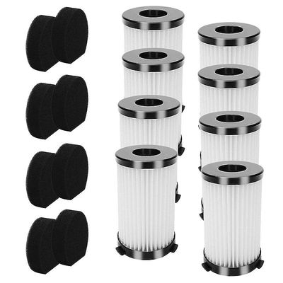 8 sæt udskiftning Hepa filter passer til Moosoo D600 D601 ledning støvsuger reservedele