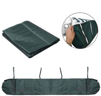 Markisetrekk Vanntett For utendørs hage Patio Replacement Markise Cover Solbeskyttelse Støvtett markise Lagring Grønn, 3.5m