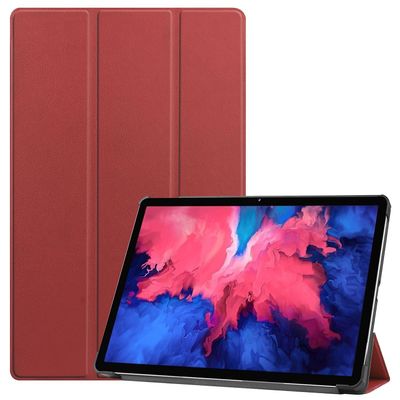 König Tablet Sleeve til Lenovo Tab P11 Beskyttelsesetui Wallet Cover 360 etuier Rød