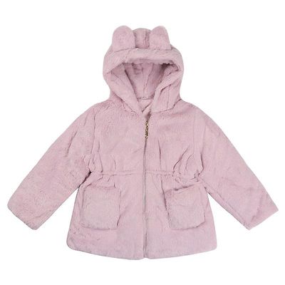 AIR Soft Princess Girls Cute Bunny Vinter Overtøj Pink 100cm