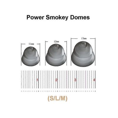 Phonak/unitron 4.0 kuulokojeen kuvut Valikoima Pakkaus auki/suljettu/virta Kupolikoko: (suuri/keskikokoinen/pieni) 3kpl Phonak-kuvut Powe S M L