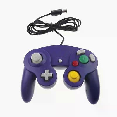 Langaton Gamecube-ohjain 2.4G langaton klassinen peliohjain vastaanotinsovittimella Langalliset peliohjaimet NGC-konsolipeleihin 07 Langallinen