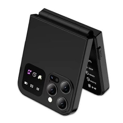 A50 Pro -läppäpuhelin, kaksois-SIM-kortti, GSM, automaattinen puheluiden tallennus, 2,4 tuuman näyttö, taitettava matkapuhelin