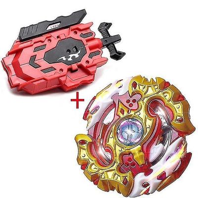 Mikasa Burst Turbo gnister med launcher Metal Booster Bey Starter Gyro Beyblade B100