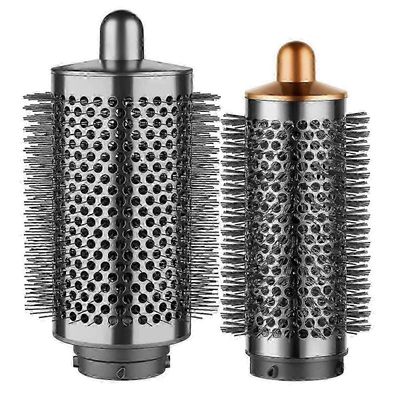 yhteensopiva Dyson Airwrap Large & Small Round Volumizing Brush Accessoryn kanssa - Enhance Volume & Style Efcompatible withtles0617 GrayGold