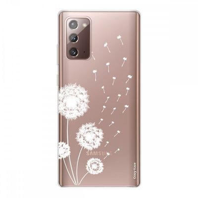 Crazy Kase Hull Til Samsung Galaxy Note20 i silikone fleksibel 1 Mm, Pissenlit Flower