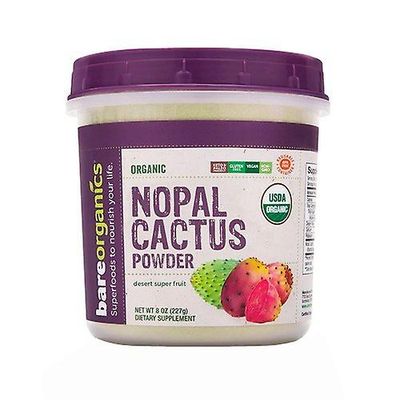 Bare Organics Nopal -kaktusjauhe, 8 unssia (1 kpl pakkaus)