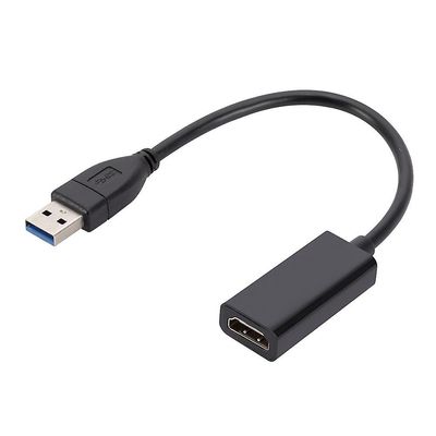 USB 3.0 - HDMI-yhteensopiva sovitin HD 1080P USB-HDMI-muunnin Thunderbolt ulkoinen äänivideosovittimen kaapeli kannettavalle tietokoneelle MacBook ...