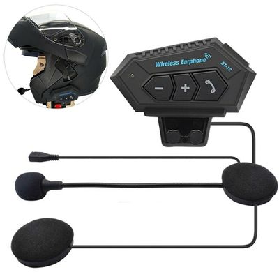 Motorsykkel Hjelm Bluetooth Headset Hjelm Intercom Intercom-en