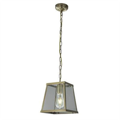 Searchlight Lighting Voyager 1 Light Lantern Vedhæng Antik Messing, E27