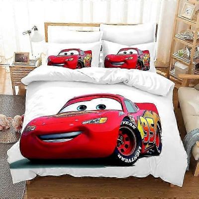 y684 Lakanat Autot Lightning McQueen vuodevaatteet Lohduttaja tyynyliinalla Pehmeä pussilakanasetti lapsille Pojat Lahja Lakanat VVB684 200x200cm 7...
