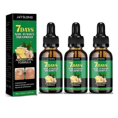 Inkiväärikynsien hoito, monikäyttöinen kynsien korjaus, kynsien ravinneöljyn vahvistajaöljy seerumi inkiväärikynsien kasvuöljy 3pcs