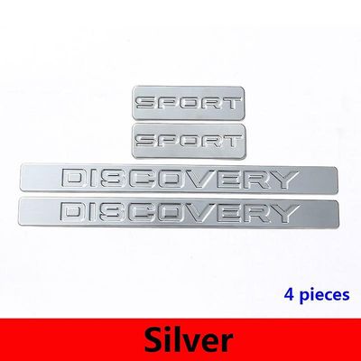 Vehicle For Land Rover Discovery Sport 2015-2021 Bildør i rustfritt stål Sill Scuff Platedeksel Trim klistremerker Biltilbehør Sølv