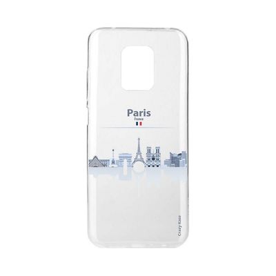 Crazy Kase Hull For Xiaomi Redmi Note 9 Pro Souple Monumenter De Paris