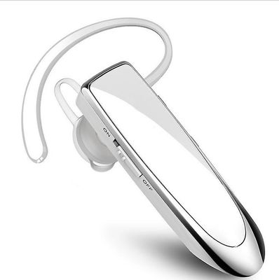 Yunshu Bluetooth øresnegl V5.0 trådløst håndfrit headset med mikrofon til iPhone android bærbar computer hvid