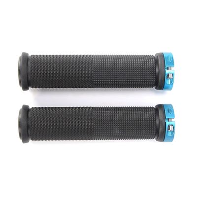 1 par cykel styr cover greb gummi blød anti-skid cykel greb Blå
