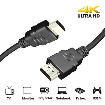 4k mandlige til mandlige monitor wire 1080p Hdmi-kompatibelt videokabel 1m bærbar computer connect ledning til smart tv projektor
