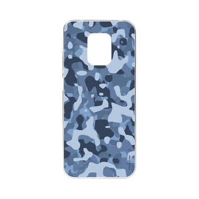 Crazy Kase Hull For Xiaomi Redmi Note 9s Soft Blue Militær Camouflage