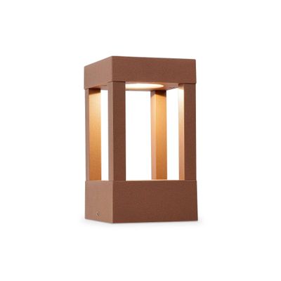 Faro Lighting (UK) Faro Agra - LED Udendørs Piedestal Light Rust Brun IP54