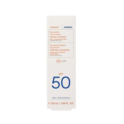 Korres Yoghurt aurinkovoide kasvovoide SPF50, 50ml