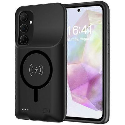 Akkukotelo yhteensopiva Samsung Galaxy A34 5G 10000mAh laajennetun kannettavan akun kanssa, joka on yhteensopiva MagSafen kanssa Monivärinen