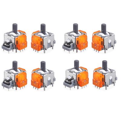 8 kpl PS5-ohjaimelle TMR sähkömagneettinen ohjaussauva peliohjain peukalotikku 3D analoginen anturin vaihtokorjaustarvikkeet Kuten