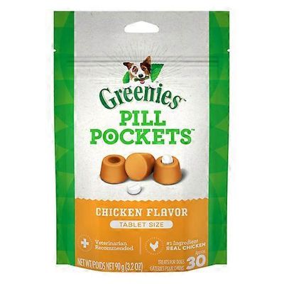 Greenies Pill Pockets koirille Kana (sopii useimpiin tabletteihin), 30 Count
