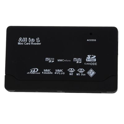 Alt i 1 multikortleser Sd/xd/mmc//cf/sdhc Usb 2.0 Svart